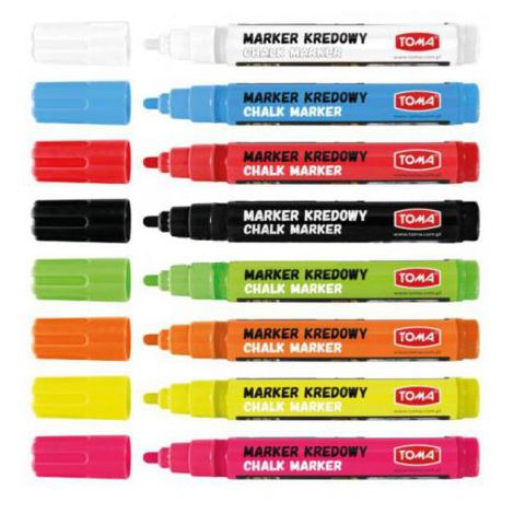 Marker kredowy do tablic Toma TO-292 4.5mm, Zielony - 2